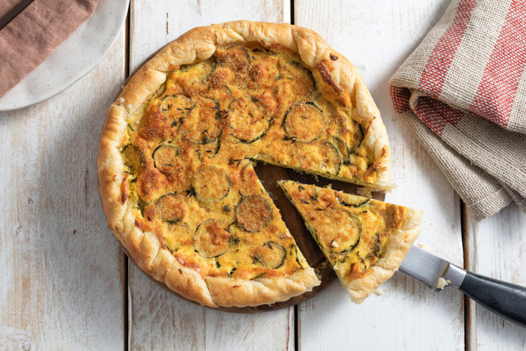 Zucchini Ricotta Tart